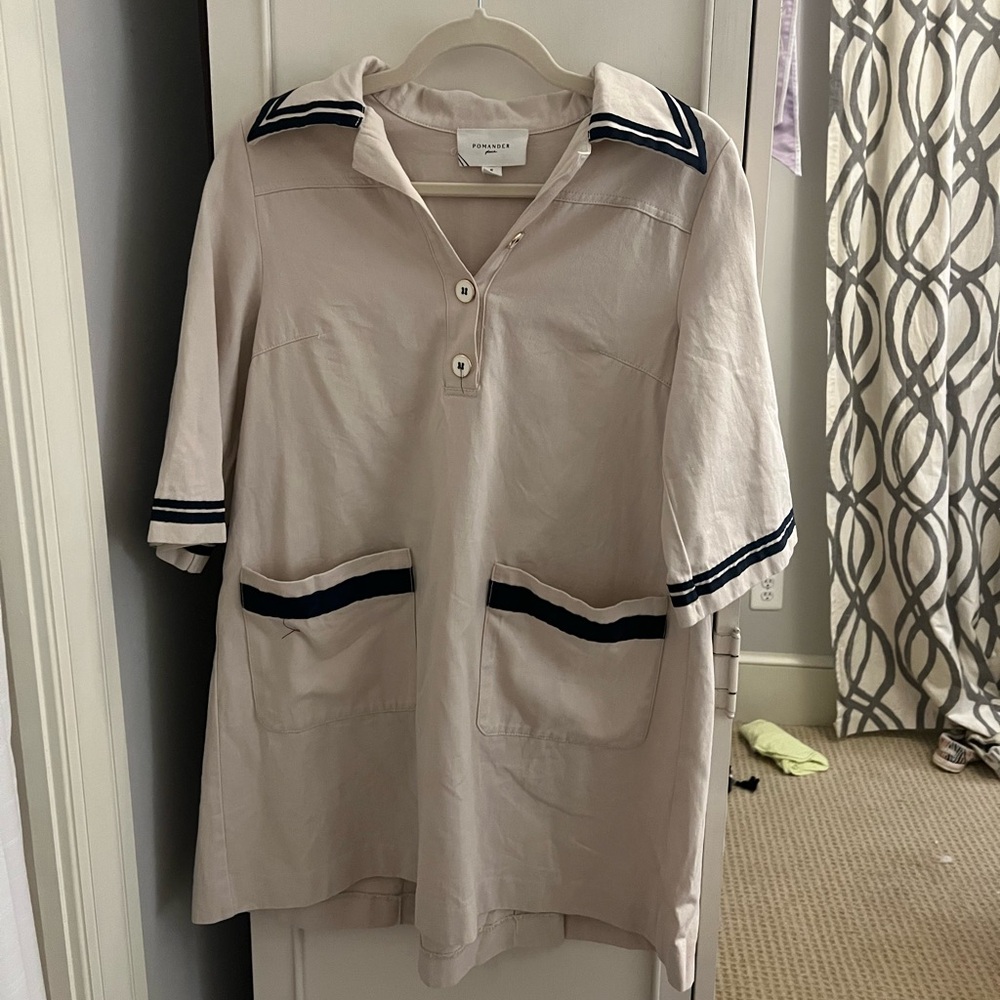 Pomander Place Gardenia Hart Shirt Dress